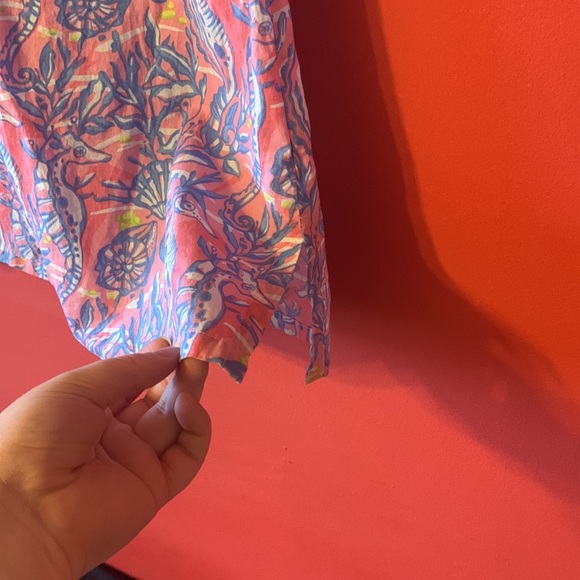 Breezy Seahorse Print Tunic Dress - Picture 6 of 8